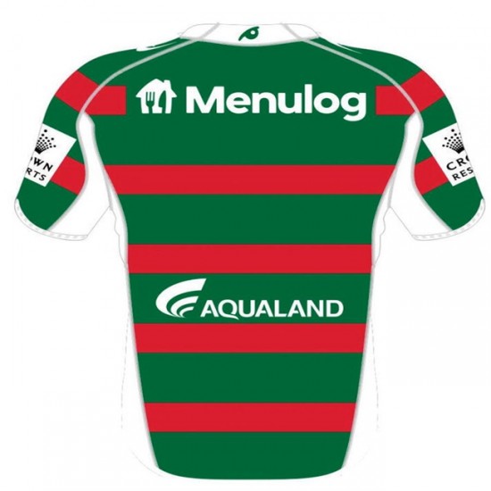 Camisola South Sydney Rabbitohs Rugby Equipamento Segundo 2021 Manga Curta